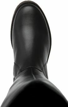 Женские черные сапоги Janita (Натуральный мех)