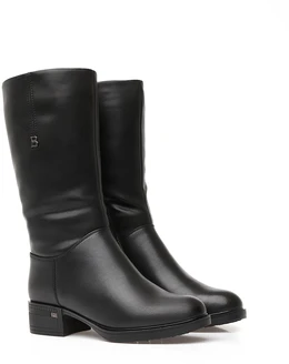 Женские черные сапоги Baden (Натуральная шерсть)