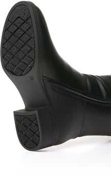 Женские черные сапоги Baden (Натуральная шерсть)