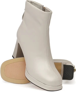 Женские бежевые ботильоны Baden (Байка)