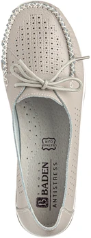 Женские серые мокасины Baden
