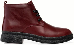 Женские бордовые ботинки Shoiberg (Натуральная шерсть)