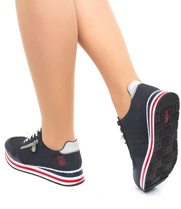 Женские синие кроссовки Rieker