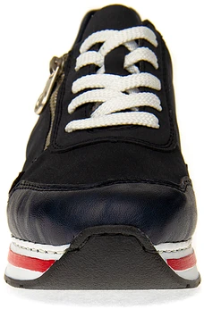 Женские синие кроссовки Rieker