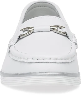 Женские белые мокасины Baden