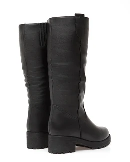Женские черные сапоги Baden (Натуральная шерсть)