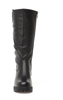 Женские черные сапоги Baden (Натуральная шерсть)