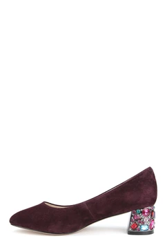 Женские бордовые туфли Bludo