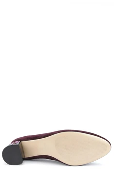 Женские бордовые туфли Bludo