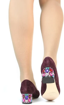 Женские бордовые туфли Bludo