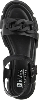 Женские черные босоножки Baden