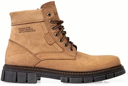 Мужские коричневые ботинки Baden (Натуральная шерсть)