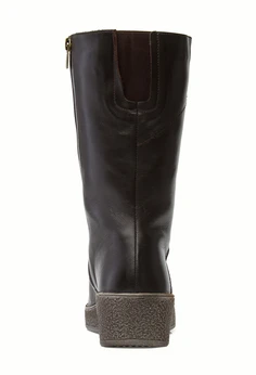 Женские коричневые полусапоги Romer (Натуральная шерсть)