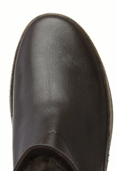 Женские коричневые полусапоги Romer (Натуральная шерсть)