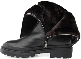 Женские черные сапоги Janita (Натуральный мех)