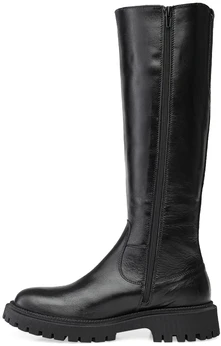 Женские черные сапоги Romer (Натуральный мех)