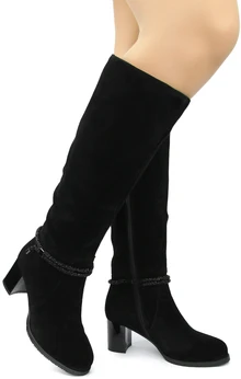 Женские черные сапоги Bludo (Евромех)