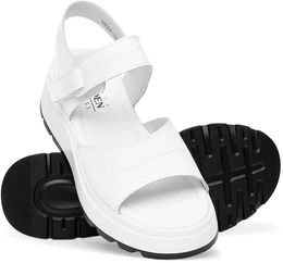 Женские белые босоножки Baden