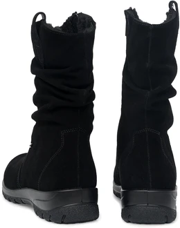 Женские черные полусапоги Baden (Натуральная шерсть)