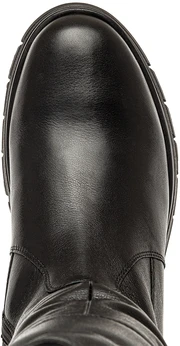 Женские черные полусапоги Janita (Натуральный мех)