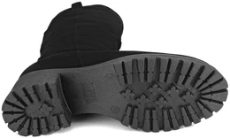 Женские черные сапоги Janita (Натуральный мех)