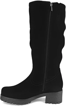 Женские черные сапоги Janita (Натуральный мех)