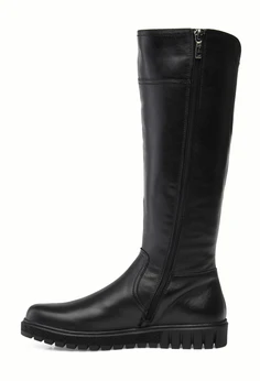 Женские черные сапоги Francesco Donni (Натуральный мех)