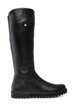 Женские черные сапоги Francesco Donni (Натуральный мех)