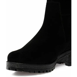 Женские черные ботфорты Janita (Натуральный мех)