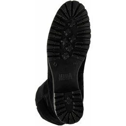 Женские черные ботфорты Janita (Натуральный мех)