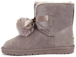 Женские серо-коричневые угги Baden (Натуральная шерсть)