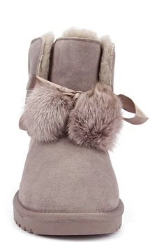 Женские серо-коричневые угги Baden (Натуральная шерсть)