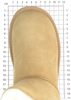 Женские рыжие угги Baden (Натуральная шерсть)