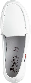 Женские белые мокасины Baden