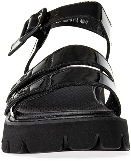 Женские черные босоножки Lavida