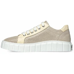 Женские бежевые кеды Ascalini