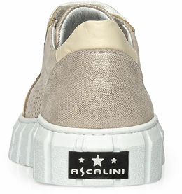 Женские бежевые кеды Ascalini