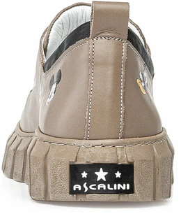 Женские бежевые кеды Ascalini
