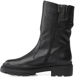 Женские черные полусапоги Janita (Натуральный мех)