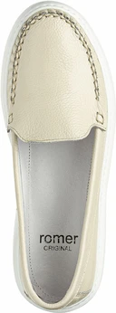 Женские бежевые мокасины Romer