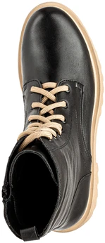 Женские черные ботинки Francesco Donni (Байка)