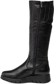 Женские черные сапоги Janita (Натуральный мех)