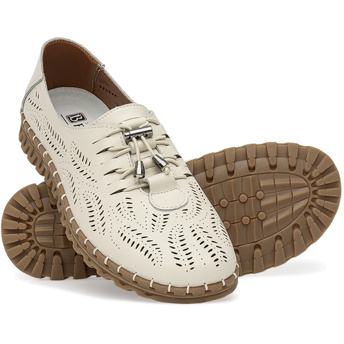 Женские бежевые полуботинки Baden