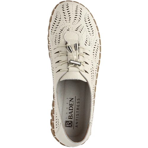 Женские бежевые полуботинки Baden