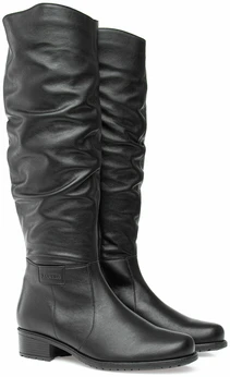 Женские черные сапоги Janita (Байка)