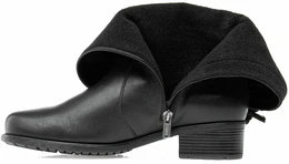 Женские черные сапоги Janita (Байка)