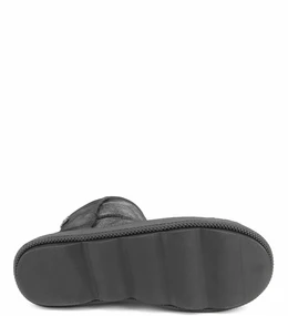 Женские серебряные угги Baden (Натуральная шерсть)