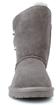 Женские коричневые угги Baden (Натуральная шерсть)