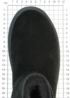 Женские черные угги Baden (Натуральная шерсть)