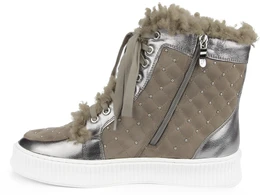 Женские бежевые ботинки Balex (Натуральный мех)